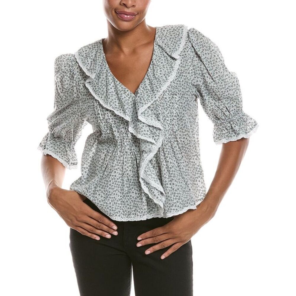 Madewell Womens  The Blaire Top, White